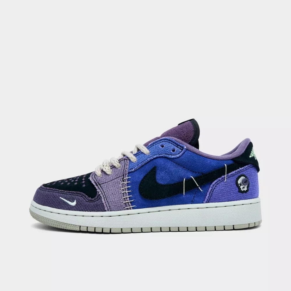 Big Kids' Air Jordan x Zion Williamson Retro 1 Low Casual Shoes